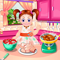 Baby Emma Cooking Lesson