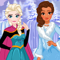 Elsa and Moana's Winter Vacation