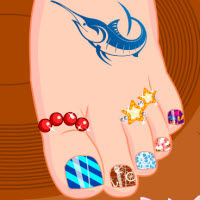 Mermaid Ariel Pedicure