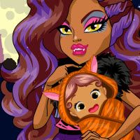 Clawdeen Wolf Newborn Baby