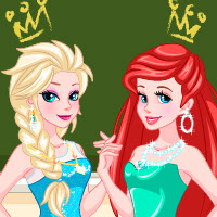 Elsa and Ariel Prom Contest