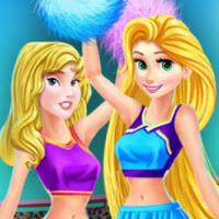 disney princesses cheerleaders