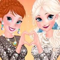 Anna And Elsa Girls Night Out