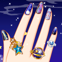 Galaxy Nail Art Designs