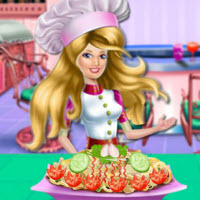 Princess Cooking Chicken Pasta