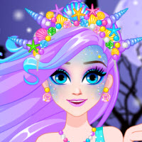 Elsa Halloween Mermaid Makeover