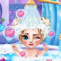 Ice Queen Baby Bath