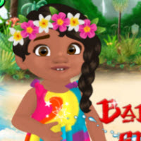 Baby Moana Gets Tidy