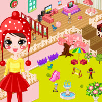 Girly Doll House Decoration