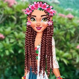 Moana Stylish Tropical Flowers